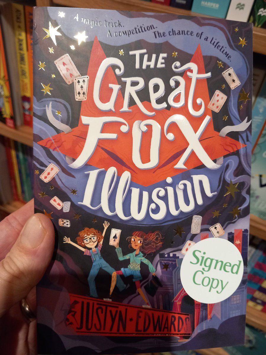 Signed copies of The Great Fox Illusion are in @stivesbooks. Approach with caution. No sudden movements.