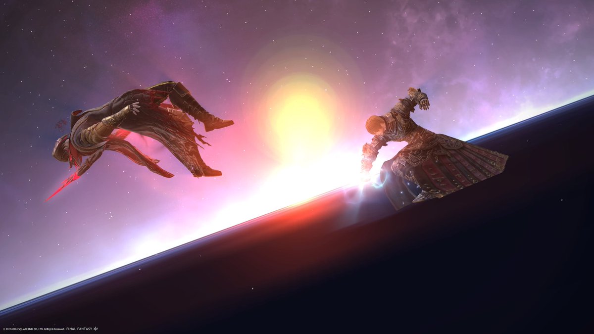 (ネタバレ画像？)
この格ゲ感
ようやく6.4まできました
そして先日 泥酔で討伐ルレ誘っていただき初めてﾜｲﾜｲ
の記憶が半分くらいしかない
しかも野良さんいるの忘れて｢シヴァリーン覚えてなぁい｣とかはしゃいじゃってほんともうリーンさん蹴ってください
#FF14 #泥酔徘徊勢