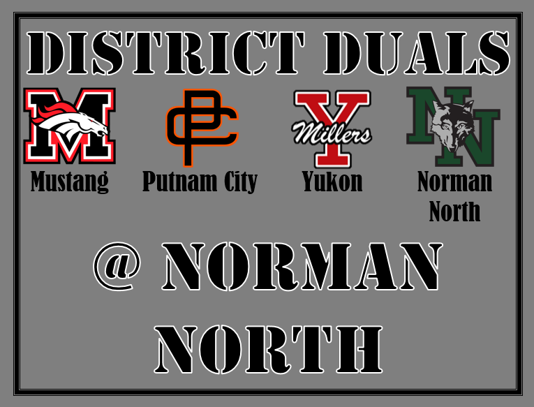 MHSBroncoSports's tweet photo. 🐴🤼‍♂️ Good luck at district duals today!

🆚 @MustangBroncos_ @ District Duals
⏰ 5:00 PM
📍 Norman North

#GoBroncos #Horsepower
@MustangSchools @MHS_Broncos @MHStheStable https://t.co/rp7SPszBSv