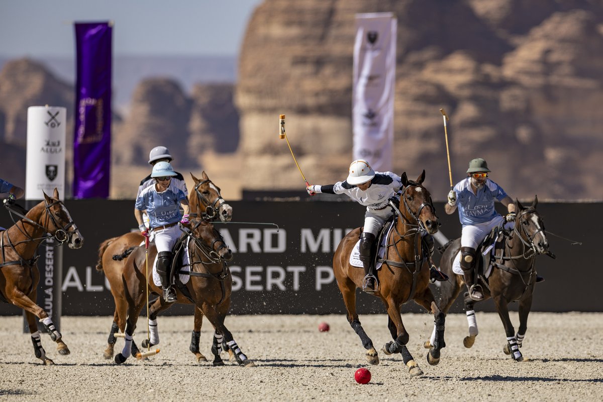 Hosting the @Richard_Mille AlUla #DesertPolo brings to life the #AlUlaVision of establishing a global sports hub. Given Saudi Arabia’s historical and cultural affiliation with horses, the equestrian industry is pivotal to the County's comprehensive development.