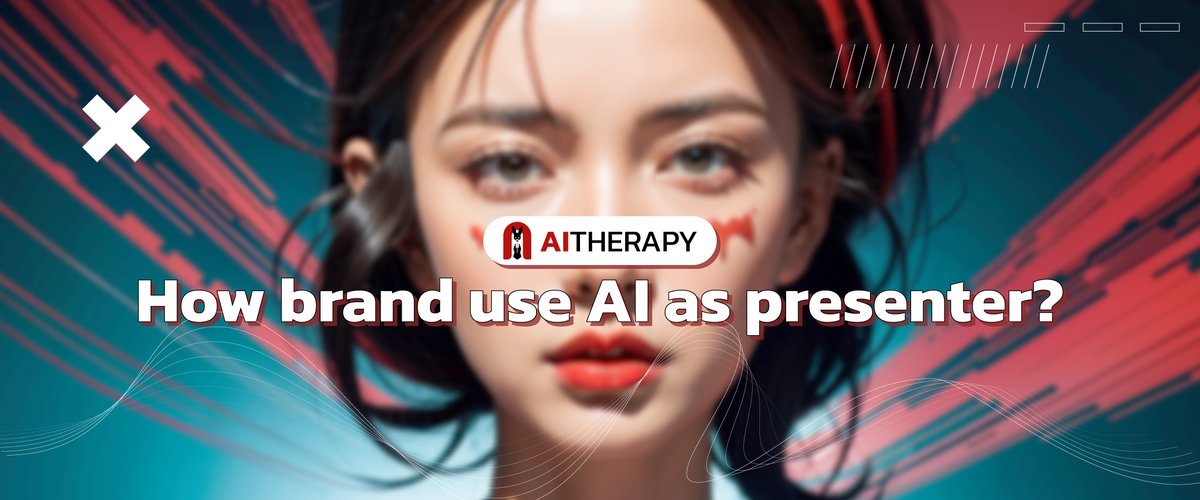 ai_therapy_X's tweet photo. 💡At AITherapy, we're embracing the future of marketing with our new AI presenter. 

❤️Blending advanced AI with our brand's unique voice, we're setting new standards in digital engagement. 

💰Please contact us if you have questions or interested in AI presenter. 

#InnovationInMarketing #AIAdvancement #BrandName