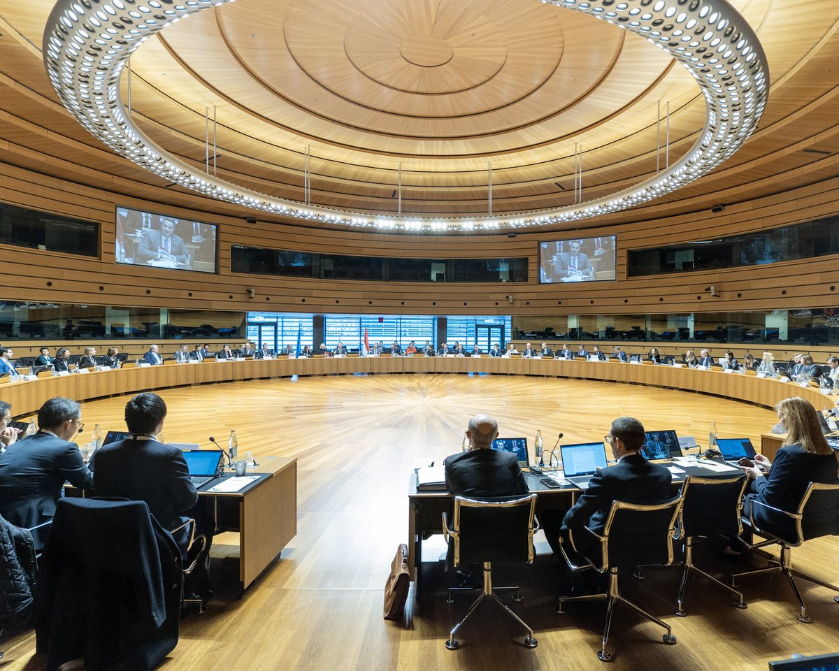 MFA_Lu's tweet photo. On 🇱🇺 initiative, the Core Group “Crime of Aggression against Ukraine” met this morning in Luxembourg. 

40 States, the #EU🇪🇺 and the @CoE are committed to holding the Russian leadership accountable for the crime of aggression against Ukraine. https://t.co/wlHDYokFBh