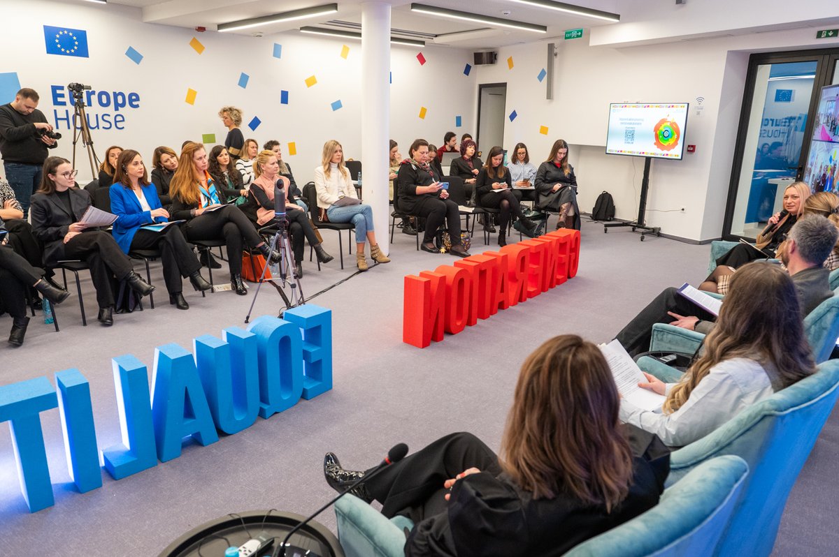 unwomenbih's tweet photo. Private sector commitment makers leading the change! 🚀 

The 1st private sector meeting in 🇧🇦 within campaign #GenerationEquality started! 

Thankful to all commitment makers and our partners for fostering gender equality &amp; @bitalliance for supporting implementation of this mtg. https://t.co/gOaQqta7Rs