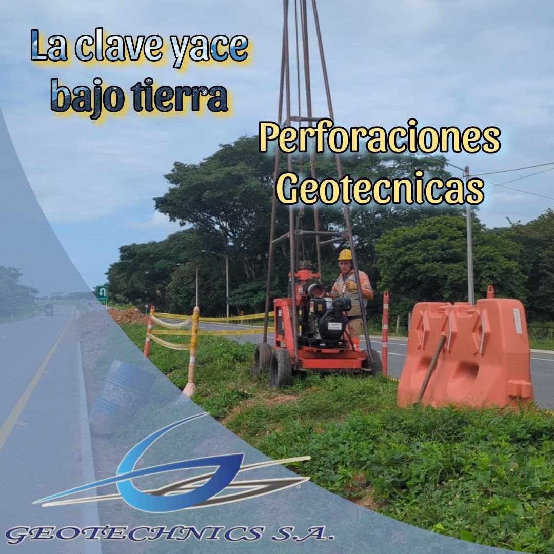 Geotechnics_SA's tweet photo. En el mundo de la construcción y la ingeniería, cada detalle cuenta. Y cuando se trata de proyectos exitosos, la clave muchas veces yace bajo tierra. ¿Cómo aseguramos cimientos sólidos y decisiones bien informadas? La respuesta está en las perforaciones geotécnicas. https://t.co/ytuqygIP1Y