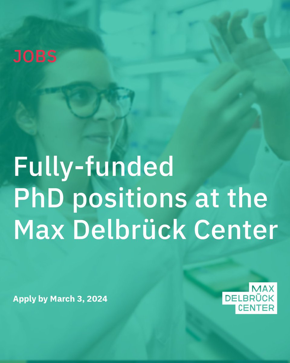 It's #JobAlertFriday! As Chinese philosopher Lao Tzu said, “A journey of a thousand miles begins with a single step.” First step for you: go to our #PhD application page & start your journey to a fully-funded #PhDposition at #mdcBerlin! 👉mdc-berlin.de/phd #PhDjobs #mdcJobs