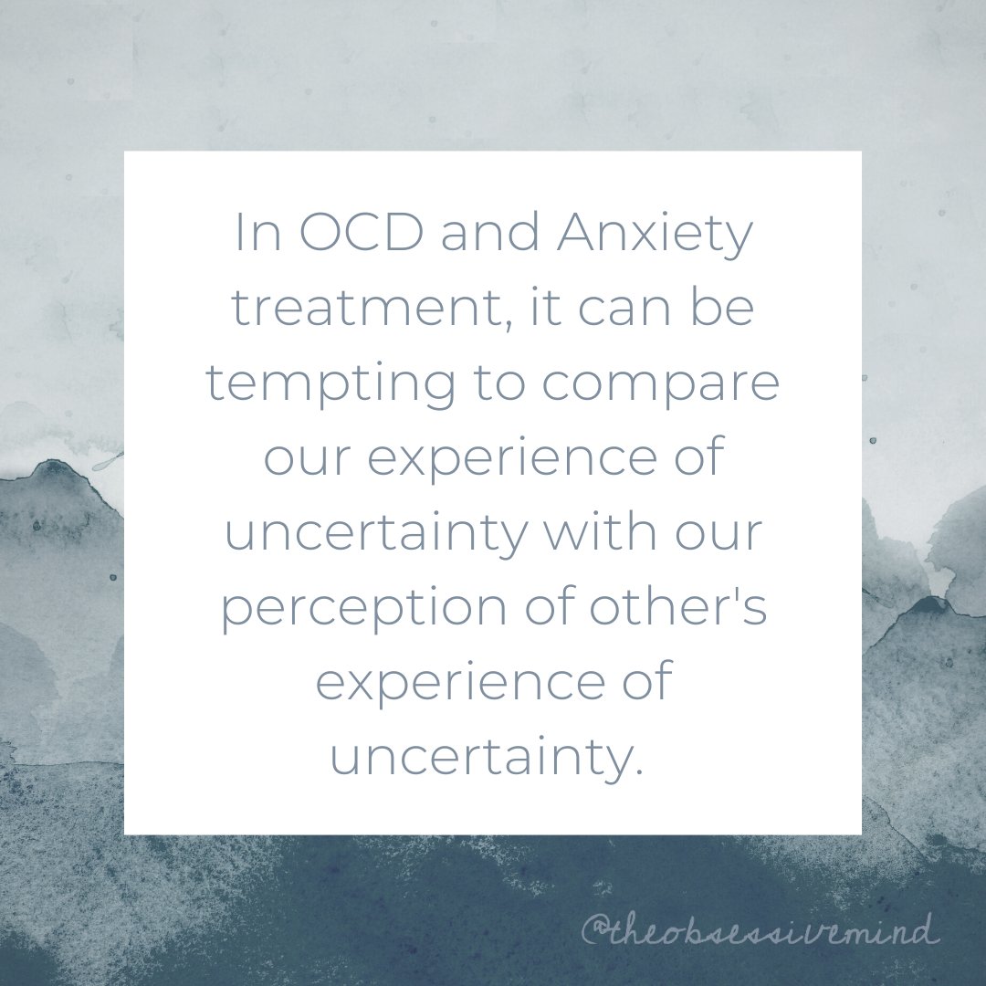 obsessive_mind's tweet image. If you happen to be bothered by some kind of uncertainty, you can&apos;t make yourself unbothered. You can, however, learn to drop all the attempts to resolve it, which will make you better at living with uncertainty.⁠
⁠
#ocd #ocdtherapy #ocdhelp #ocdlife #ocdrelief #ocdproblems