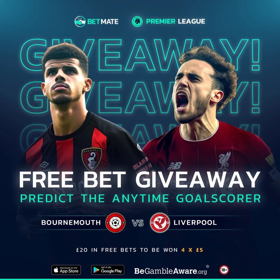 𝗖𝗢𝗠𝗣𝗘𝗧𝗜𝗧𝗜𝗢𝗡 𝗧𝗜𝗠𝗘 🎁

The #PL finalises #GW21 🤩

Can you name an Anytime Goalscorer in the #BOULIV game? 🤔

4 x £5 free bets 🎁 out of the correct answers!

To Enter:
❤️ Like
♻️ RT
🗣 Reply your guess (e.g. Solanke 👀)

Reminder... No Salah ❌

#Giveaway