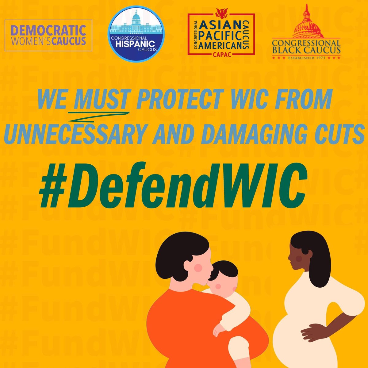RepMcClellan's tweet image. Millions of families across the country rely on WIC to keep food on the table. 

It’s now at risk.

Last week, I signed a letter to Congressional Leadership to ensure 2 million women and children aren't turned away from this crucial program.

I'm fighting to #FundWIC.