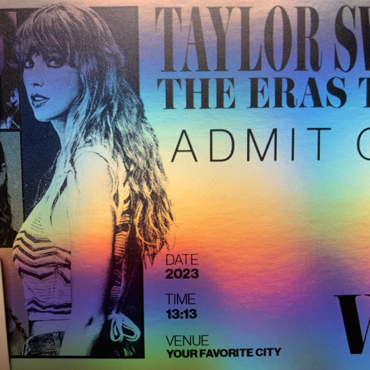🚨| VIP packages for Taylor Swift’s ‘The Eras Tour’ being sent out to Australian swifties include a laminated ticket which says 2023 instead of 2024.
