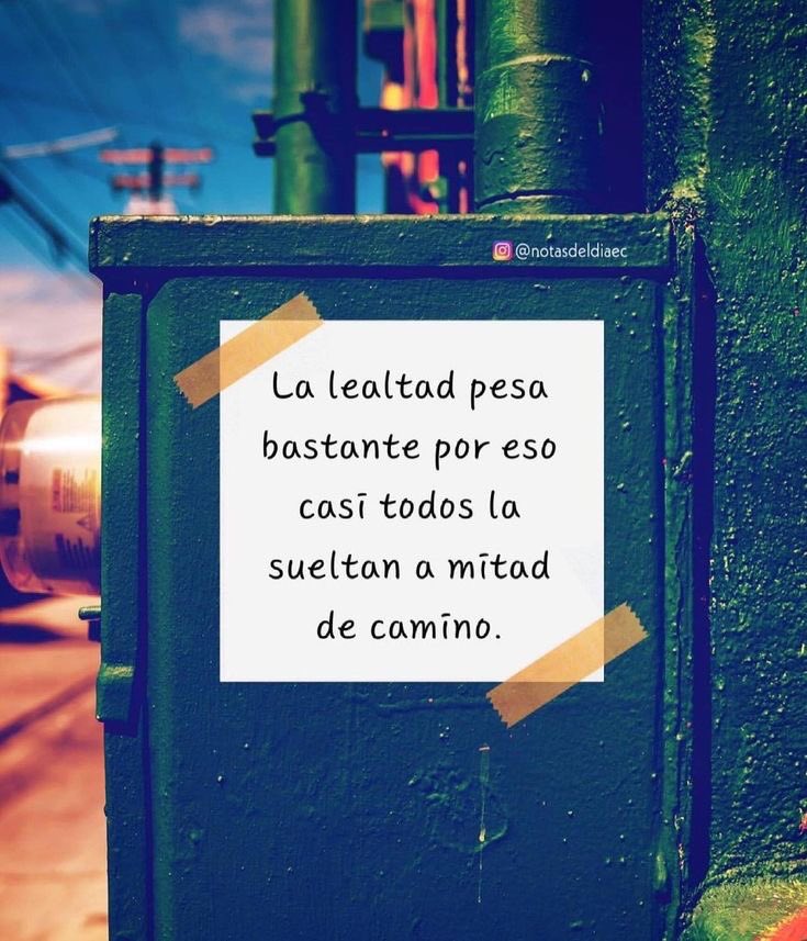 La lealtad tiene el corazón tranquilo 😉#LealyReal #EquipoADMM