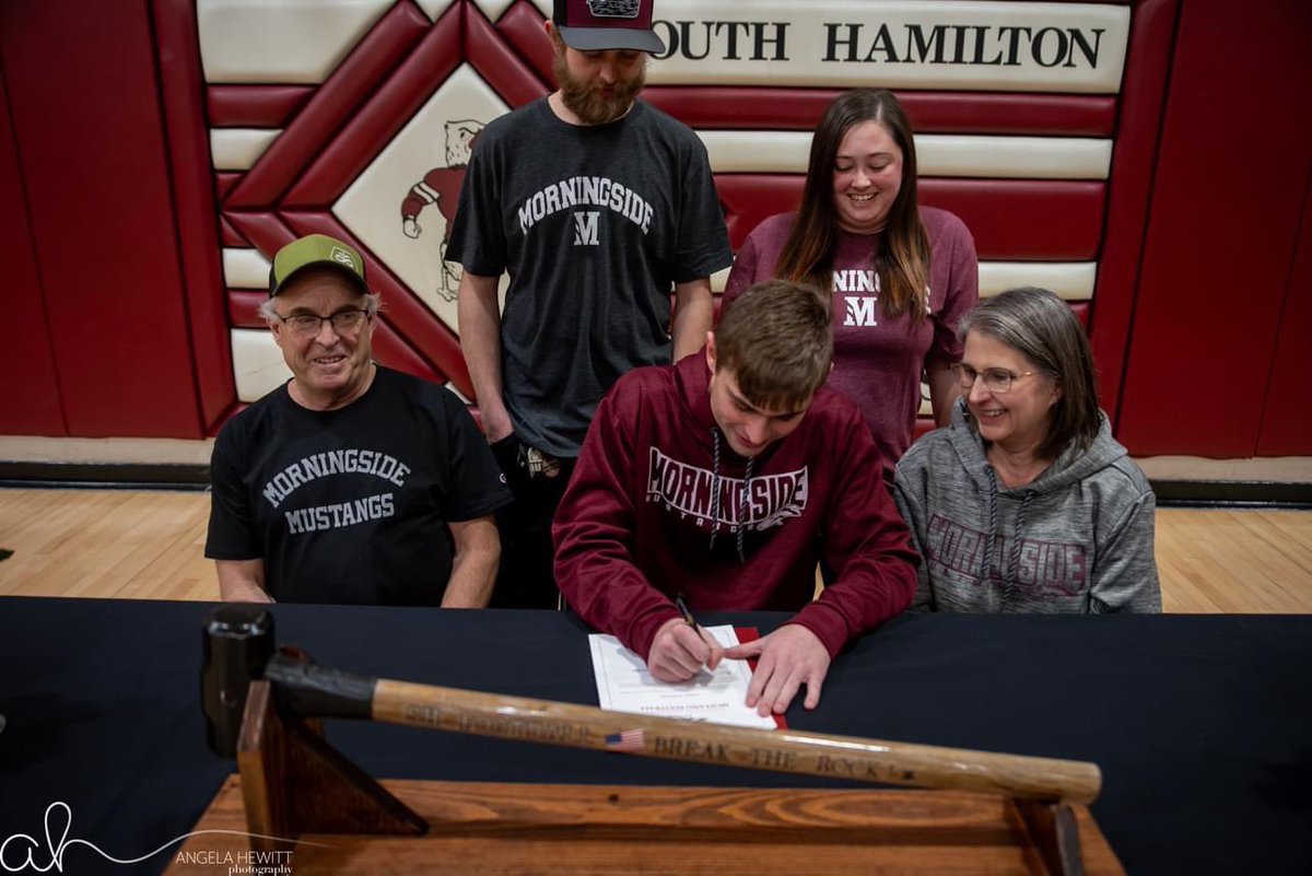 Officially a mustang! @MsideFootball