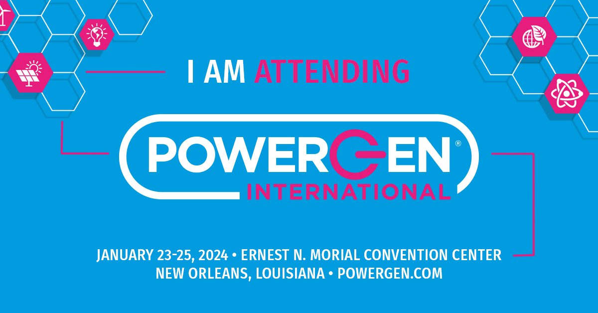 We are attending #POWERGEN24 on January 23-25, 2024, in New Orleans, LA. Contact your Council Rep to let us know you're coming too! 
invt.io/1lxb49cd25a