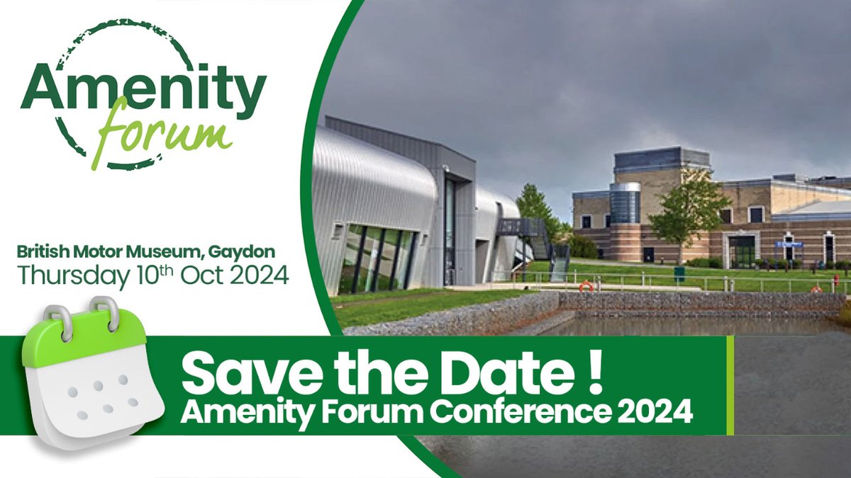 Amenity Forum Conference 2024 🗓️Thursday 10 October 2024 📌British Motor Museum, Gaydon Save the date in your diary! #AmenityForum #SaveTheDate