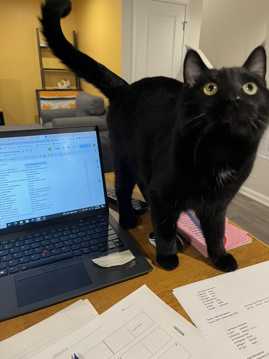 My remote instruction buddy (analyzing the science budget).