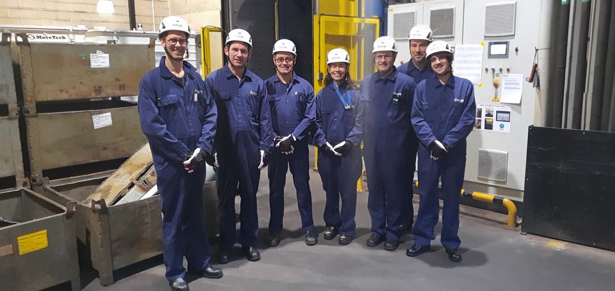 RSCactu's tweet photo. Visite de #Cyclife en Suède pour comprendre le futur #Technocentre de Fessenheim. La démonstration que la filière nucléaire fait tout pour réduire son impact sur notre environnement ! https://t.co/EL1AZFHloQ