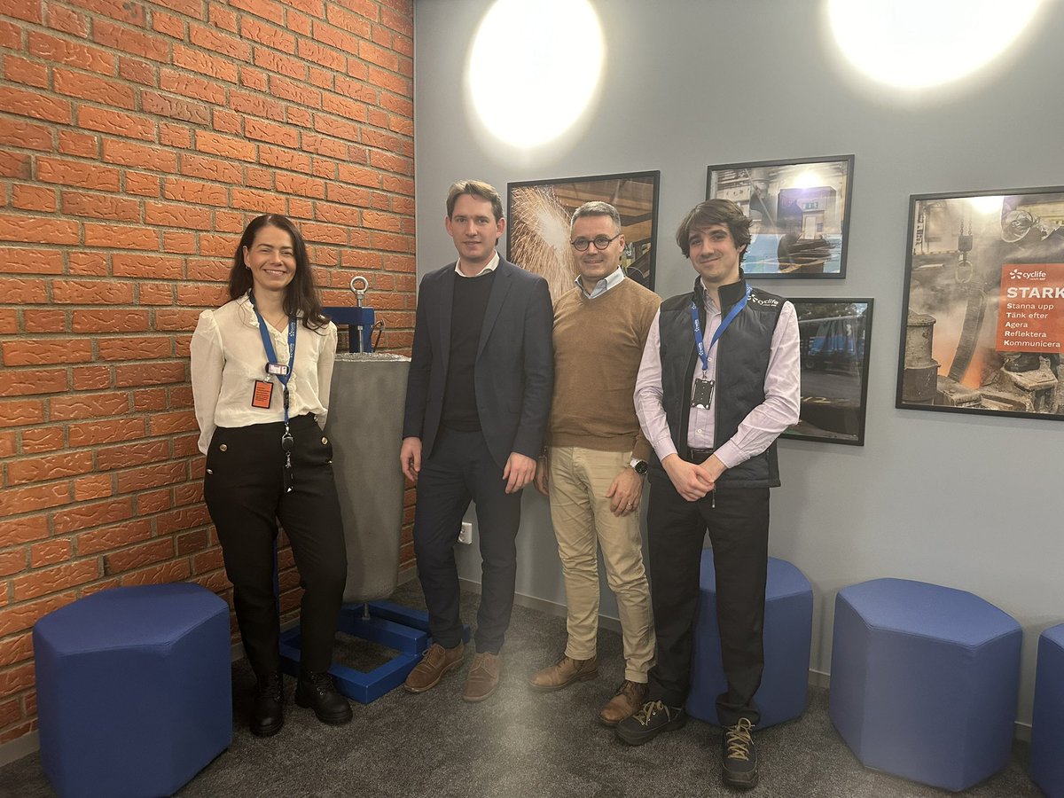 RSCactu's tweet photo. Visite de #Cyclife en Suède pour comprendre le futur #Technocentre de Fessenheim. La démonstration que la filière nucléaire fait tout pour réduire son impact sur notre environnement ! https://t.co/EL1AZFHloQ