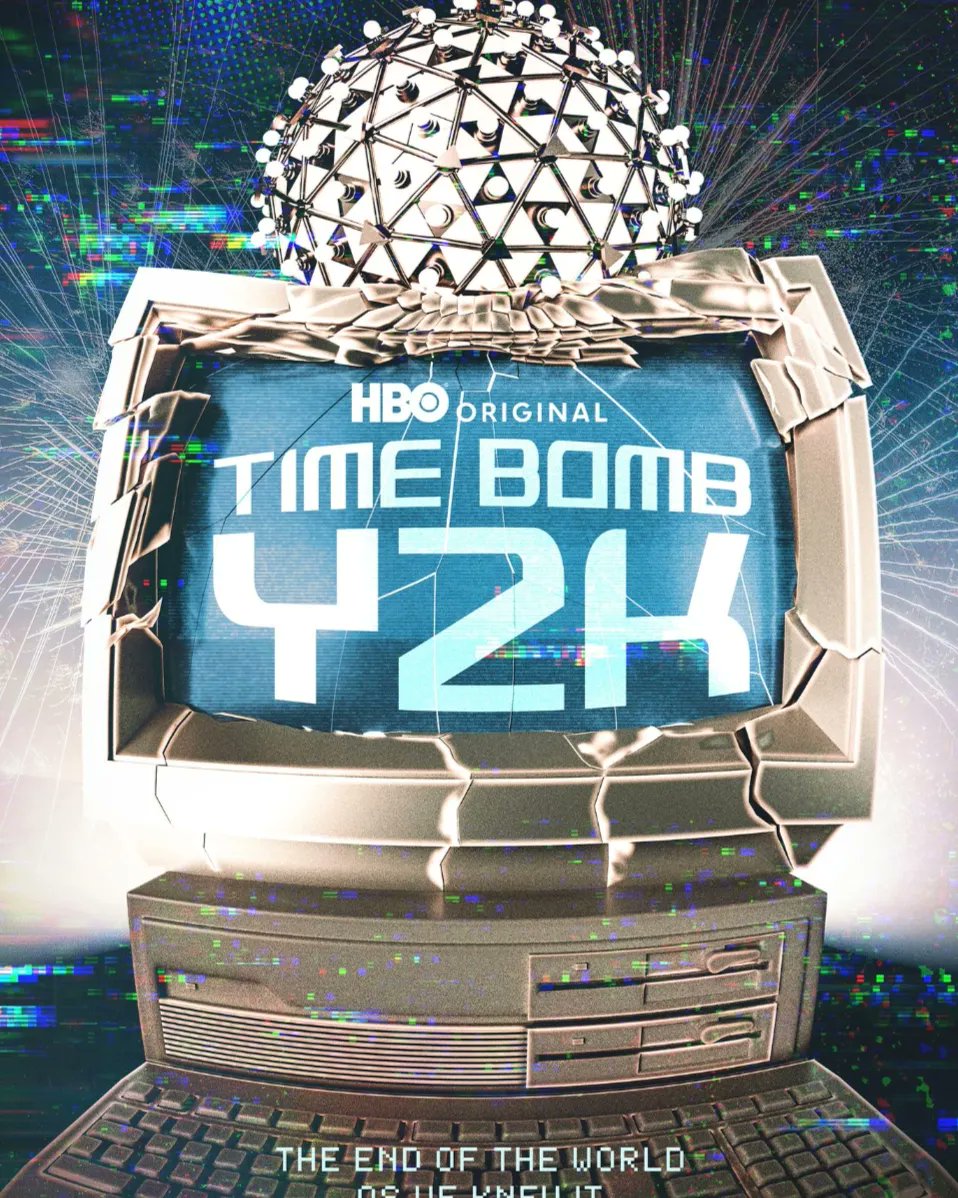 GoDocYourself's tweet photo. The Erins kick off 2024 with "Time Bomb Y2K," on HBO Max. This is a feast of archival footage about buildup and speculation surrounding the millennium bug. Societal fears rush to the surface as the experts fret over computers resetting to 1900 as 1999 turns over to 2000 #90s #Y2K https://t.co/EyVGsWqzBM