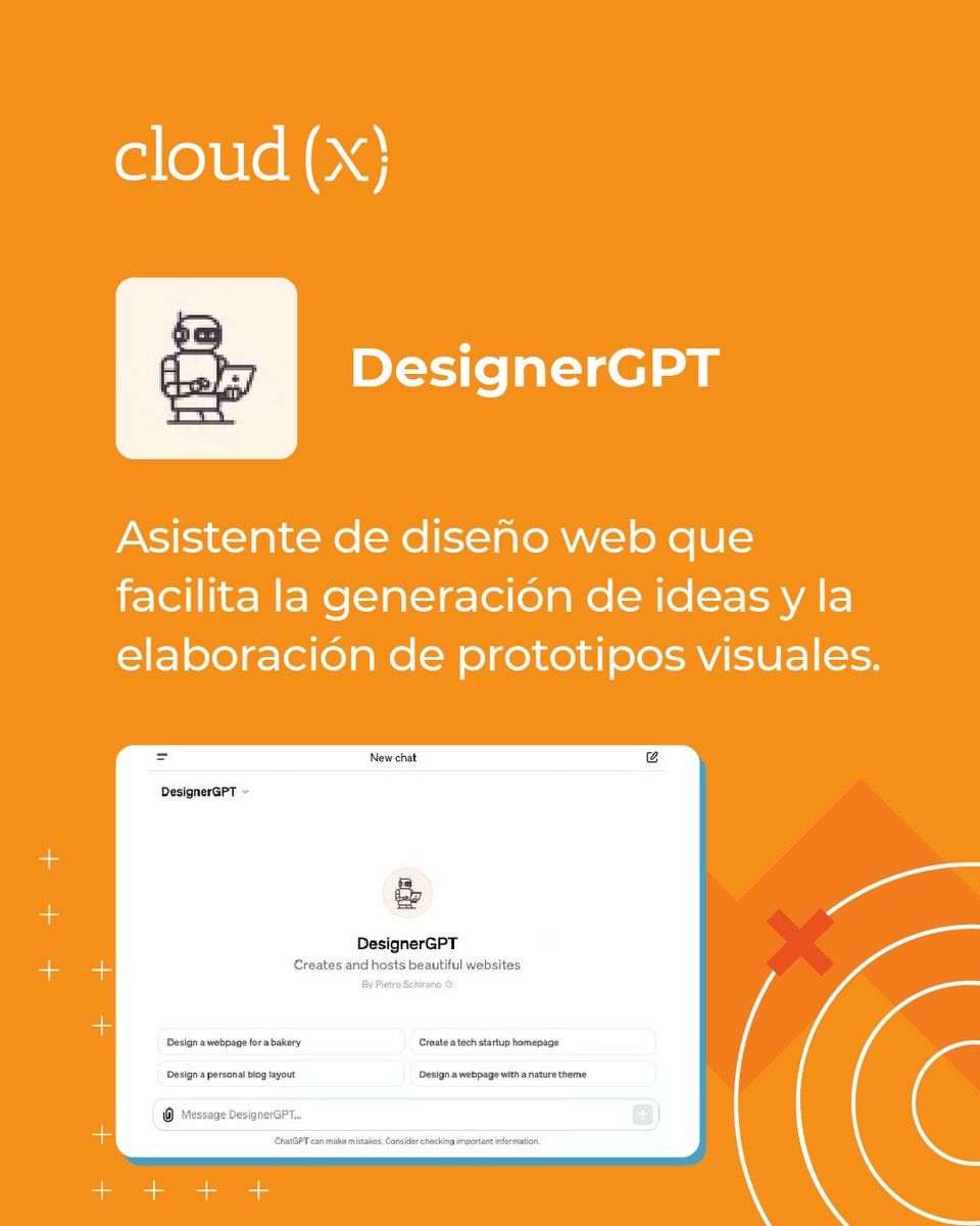 Cloudx_ok's tweet photo. @OpenAI lanzó su #tienda de GPTs customizados! Para los usarios de #ChatGPT Plus, Team y Enterprise, GPT Store posee una amplia gama de GPTs desarrollados por partners y miembros de la comunidad,  que abarcan diversas categorías. Te contamos algunos de que no podés dejar de usar https://t.co/iKhgqBeIKz