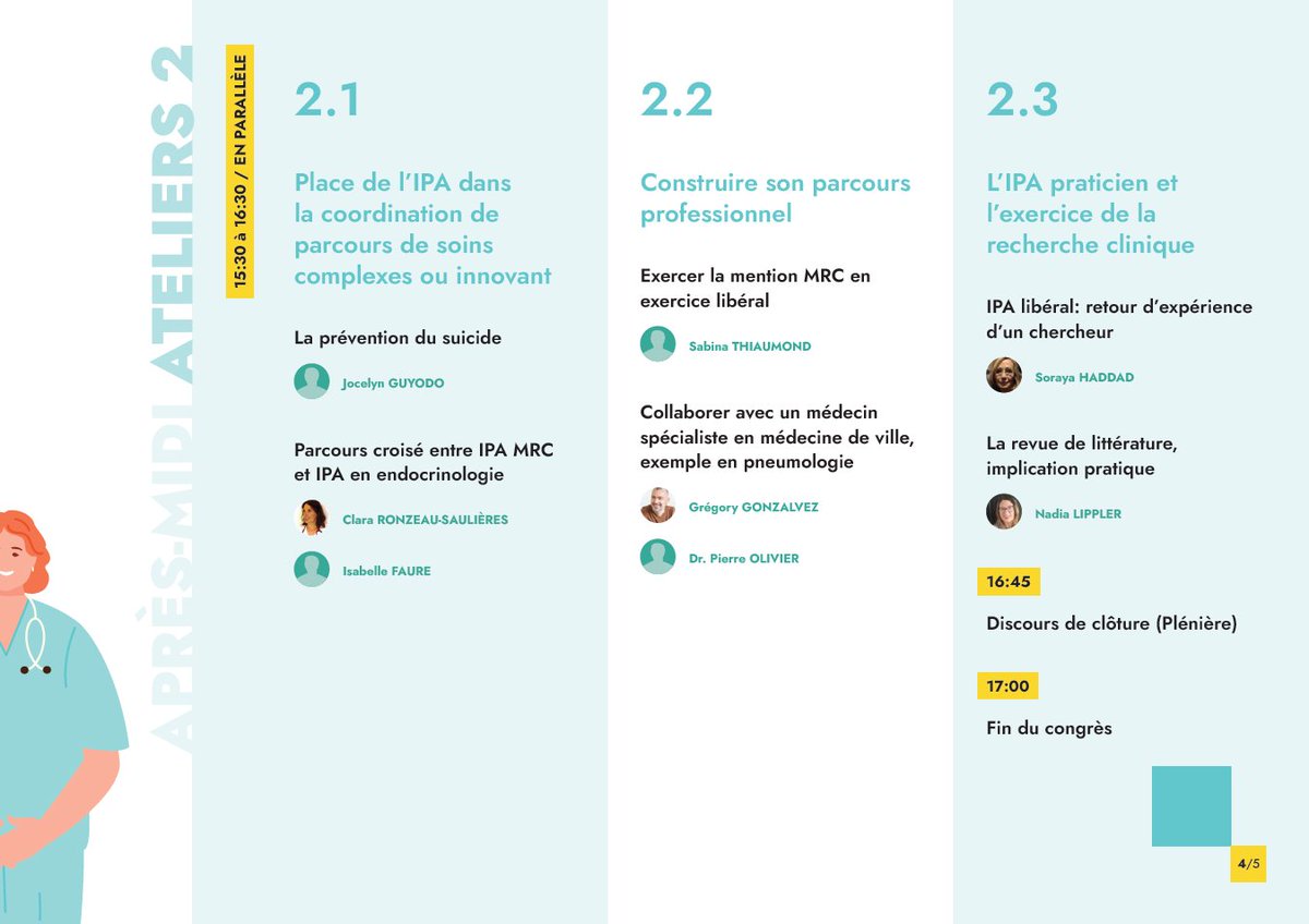 Retrouvez (enfin!) le programme de notre 2ème Journée des IPA d'Occitanie !
Retrouvez nous le 3 février 2024 au Corum à Montpellier
La billetterie est ici
helloasso.com/.../groupemen.…
L'entrée est gratuite pour les adhérents de l'association et pour les étudiants en soins infirmiers.
