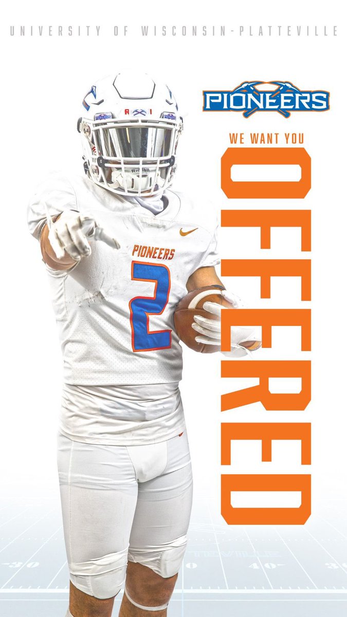 AlexMarre31's tweet photo. Thankful to have received another offer from @UWPlattFootball @UWP_CoachHoff @MontiniFootball https://t.co/1JvYqf6JCF