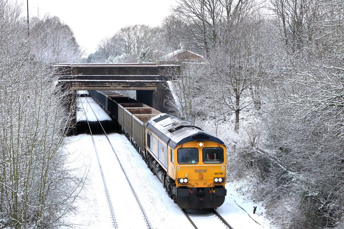 Thank you to Greg Mape for sending us this photo from Tuesday in Timperley, Greater Manchester.   Despite the cold snap and recent snowfall – we continue to keep the British economy moving.