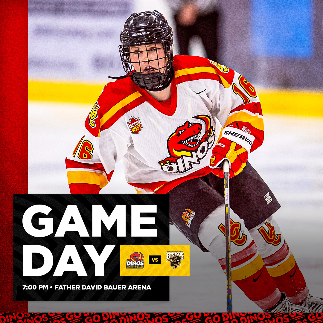 GAME DAY!

🦖 🆚 🦬
⏰ 7 PM
📍 Father David Bauer Arena
🎟 GoDinos.com/tickets
💻 CanadaWest.tv

#GoDinos