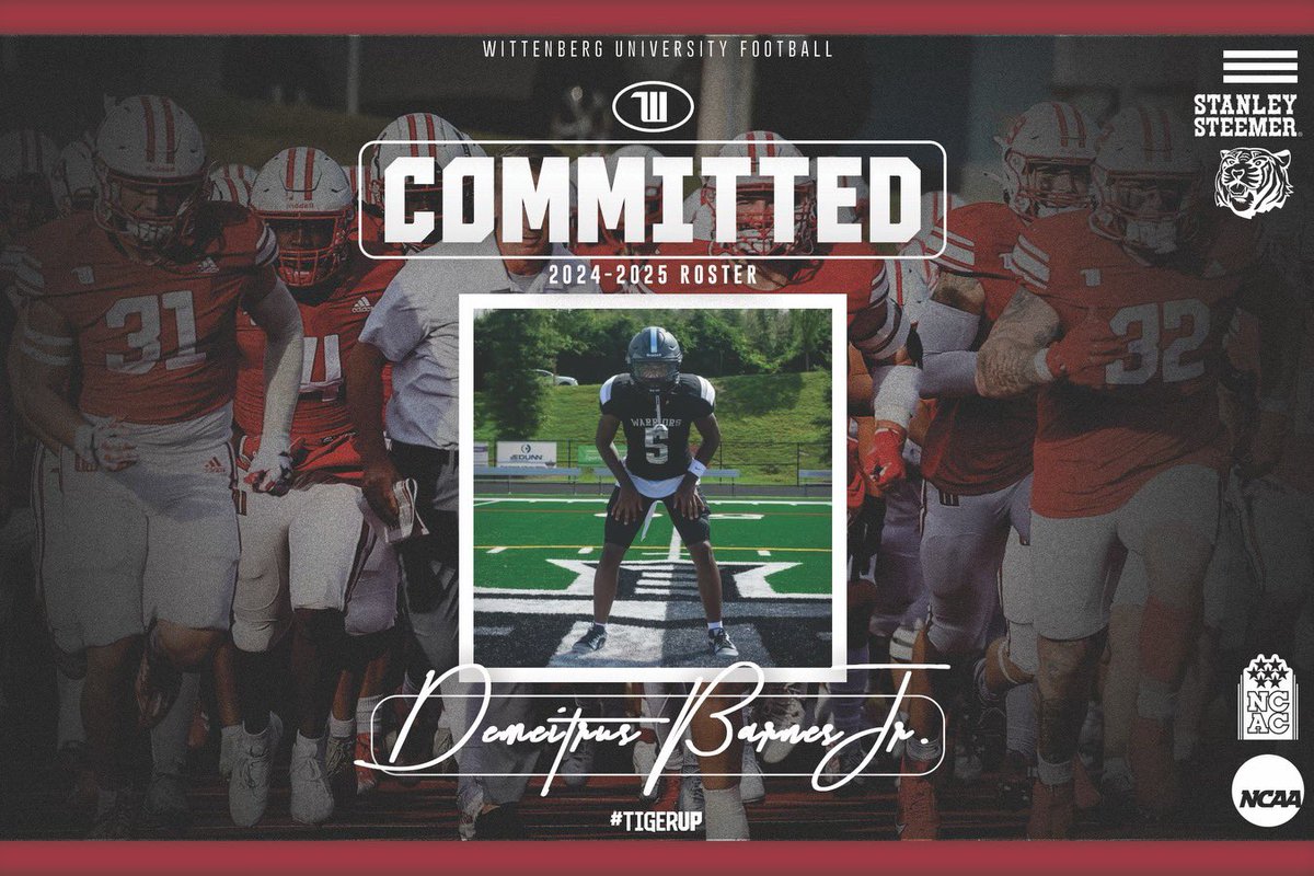 Demeitrus1's tweet photo. #AGTG I’m blessed to be committing to Wittenburg University. Thanks to my family , coaches and teammates. I’m proud to be a tiger! @rocanthony_ @CoachAull @bdoe84 @bsa28_ @NorthAtlantaBC @247Sports @RecruitGeorgia @WittFootball @TGraham_JR @C_Strib8 https://t.co/PWakrMqQWt