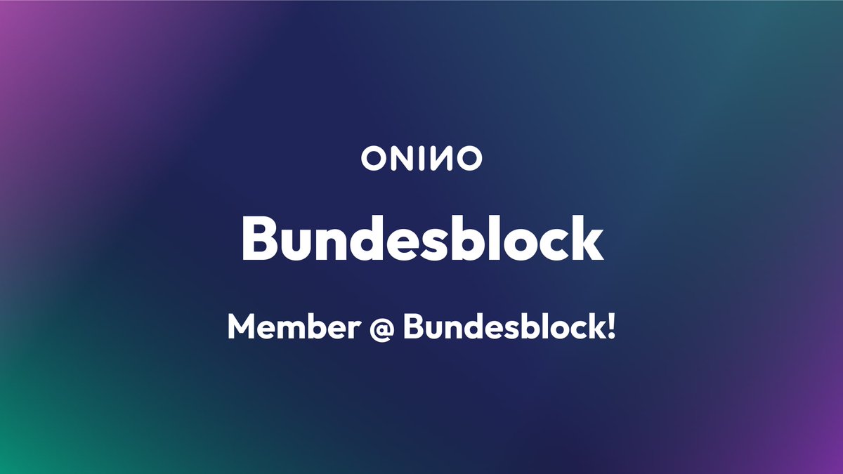 Exciting news! ONINO has been accepted into the <a href="/bundesblock/">Bundesblock</a>, marking a significant step forward in our journey.
