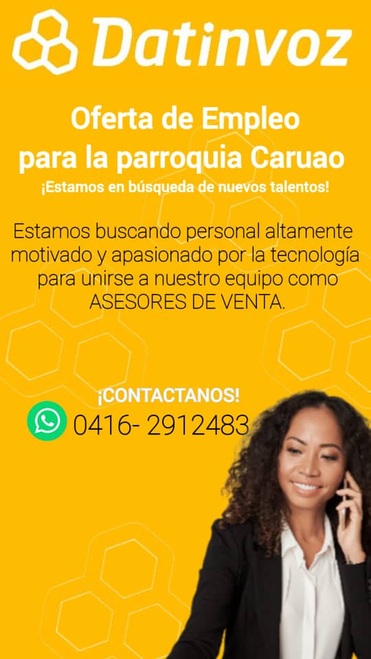 RADIOCHUSPA's tweet photo. Estamos buscando personal altamente 
motivado y apasionado por la tecnología
 para unirse a nuestro equipo como
 ASESORES DE VENTA. https://t.co/mpEz0eQNaI