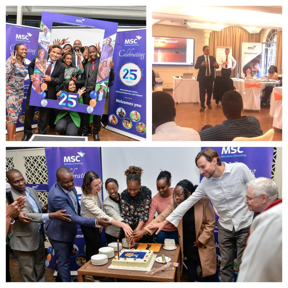 The MSC Africa team kicked off the new year with insightful sessions, learning opportunities &amp; enjoyable moments at the Annual Team Meeting 2024. The event culminated with a special dinner with MSC's alumni as we commemorated 25 years of accomplishments. Here are some glimpses of