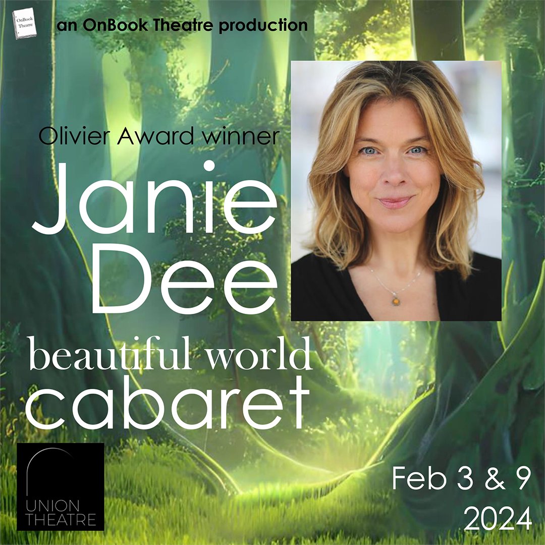 OnBook Theatre (@onbooktheatre) on Twitter photo Beautiful World Cabaret with award-winning British actress, singer and musical theatre performer Janie Dee. Two shows only, Feb 3rd and Feb 9th
<a href="/TheUnionTheatre/">The Union Theatre</a> with Musical Director <a href="/edzanders/">Ed Zanders</a>
Proceeds will be donated to Climate Change charities buff.ly/3SegUfE Beautiful World Cabaret with award-winning British actress, singer and musical theatre performer Janie Dee. Two shows only, Feb 3rd and Feb 9th
<a href="/TheUnionTheatre/">The Union Theatre</a> with Musical Director <a href="/edzanders/">Ed Zanders</a>
Proceeds will be donated to Climate Change charities buff.ly/3SegUfE