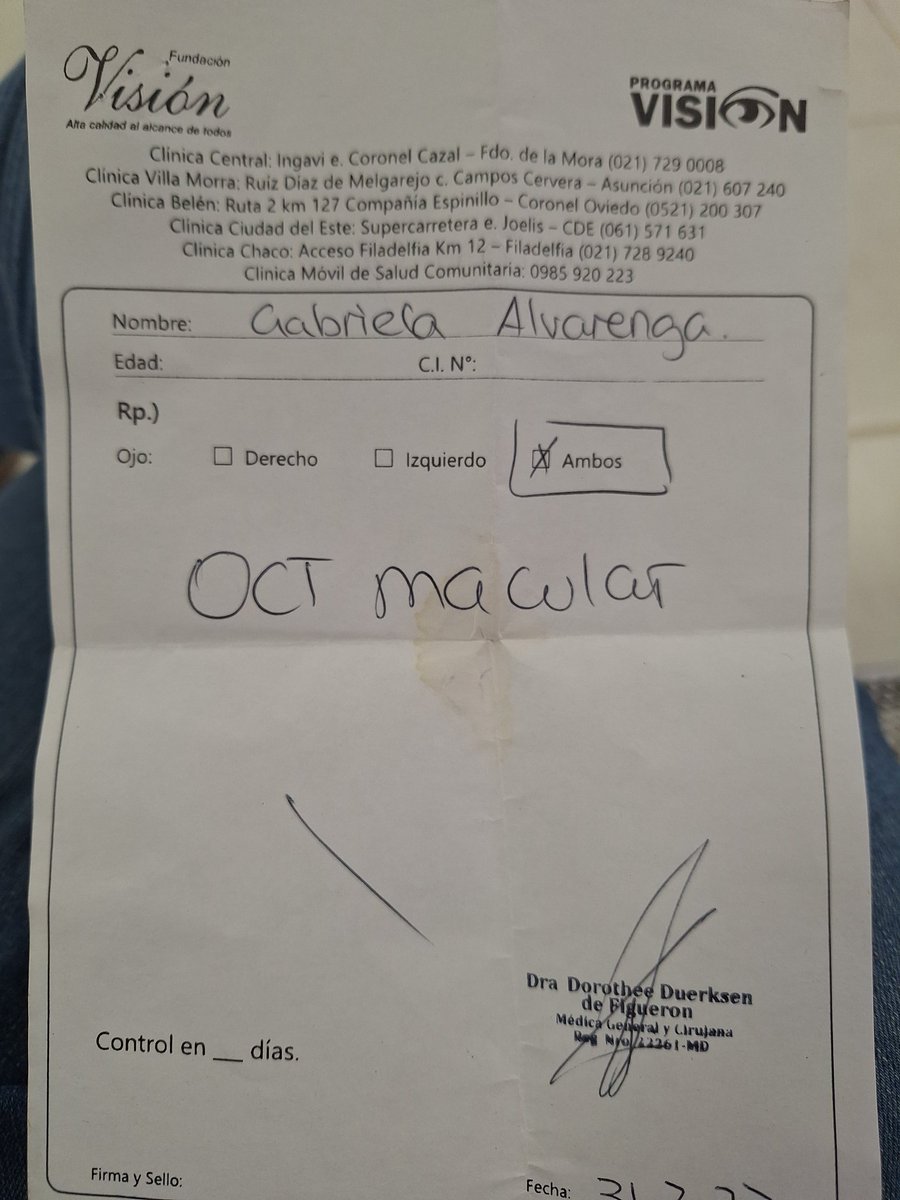 GabialvaC's tweet photo. Ordenes para realizarte estudios en IPS y no pasar por la agonía de consultar. 
Me gustaría saber quien vela por nosotros? Porque juegan tanto con la salud del pueblo? Cuando realmente "Vamos a estar mejor". 
Es una tristeza e indignación inmensa. 
@Telefuturo @C9NParaguay https://t.co/ztuBwlKj3m