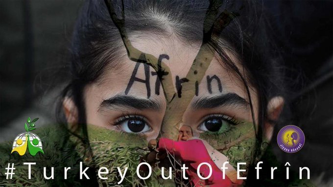 Saalaar's tweet photo. Steve Tataii
19 Jan 2024
#TurkeyOutOfAfrin
#Afrin #Efrin #Rojava
#NoFlyZoneForRojava
#IndictErdogan
INDICT ERDOGAN for committing the following Human, Cultural, and Environmental GENOCIDES against 52 out of 70 million nation of Kurds in #Rojava #Bakur #Basur Homelands:
1)- Gross Human Rights Violations against 1.2 million Kurds of Afrin, commemorating her 6th Year of invasion by Erdogan of "Turkey" today, in ongoing murders, kidnappings, Robberies, illegal Turkification, Ethnic Cleansings (80% native Kurds left from city and villages), Tens of 1000s of their Olive Trees cut and stolen by Erdogan terrorists & Turkish army, etc & etc, and
2)- Gross Violations of Human Rights of 4.3 Million Kurds of #Rojava (including Afrin), and
3)- Escalated Bombings of Rojava Destroying Vital Services Facilities of Gas, Kerosine, Electricity, Water, Hospitals, Schools, Wheat and Barley Silos, Print factories etc of 4.3 million Civilians in North and East of Syria namely "Rojava" and
4)- Attempts at freeing 8000 ISIS terrorists from #Heseke 's Prison by dropping bombs at the prison, as well as 60,000 ISIS from #Alhoul camp.
5)- Gross Human Rights Violations of 40 million Kurds of #Bakur (South East of Turkey invaded since 1923) and
6)- War Crimes against 8 million Kurds of #Basur
The above list is only a brief mention of locations and crimes Erdogan has committed and is committing daily.
By Steve Tataii, 19 January, 2024
@IntlCrimCourt @POTUS @KremlinRussia_E @hrw @antonioguterres @UN @ABaerbock @UNGeneva @tvronahi @sterktvmedia @MSNBC @NewsHour @dwnews