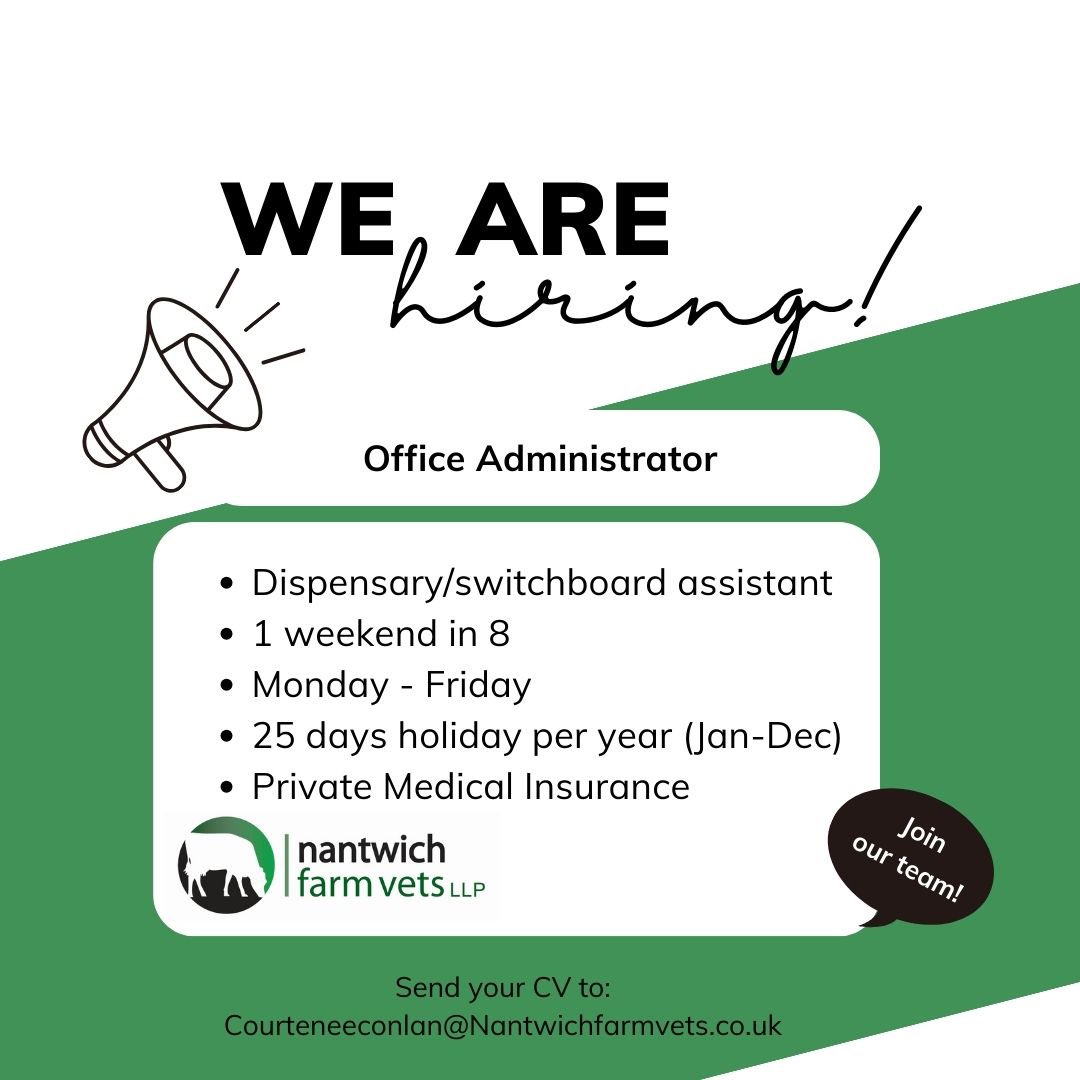 ❗️WE ARE HIRING❗️ We are looking for someone to join our office team! 😃 The job is now live on Indeed where you can find more information. uk.indeed.com/cmp/Nantwich-F…