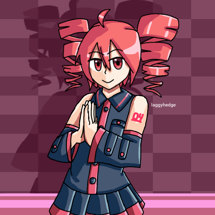 look at this drawing of kasane teto i made