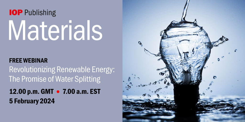🍃Join us on February 5 to discuss innovative solutions in #RenewableEnergy, cutting-edge research in electrochemical energy conversion, advanced #SolarFuel technologies, and the integration of #WaterSplitting with renewable energy systems. Learn more 👉ow.ly/A9a350QrEgM