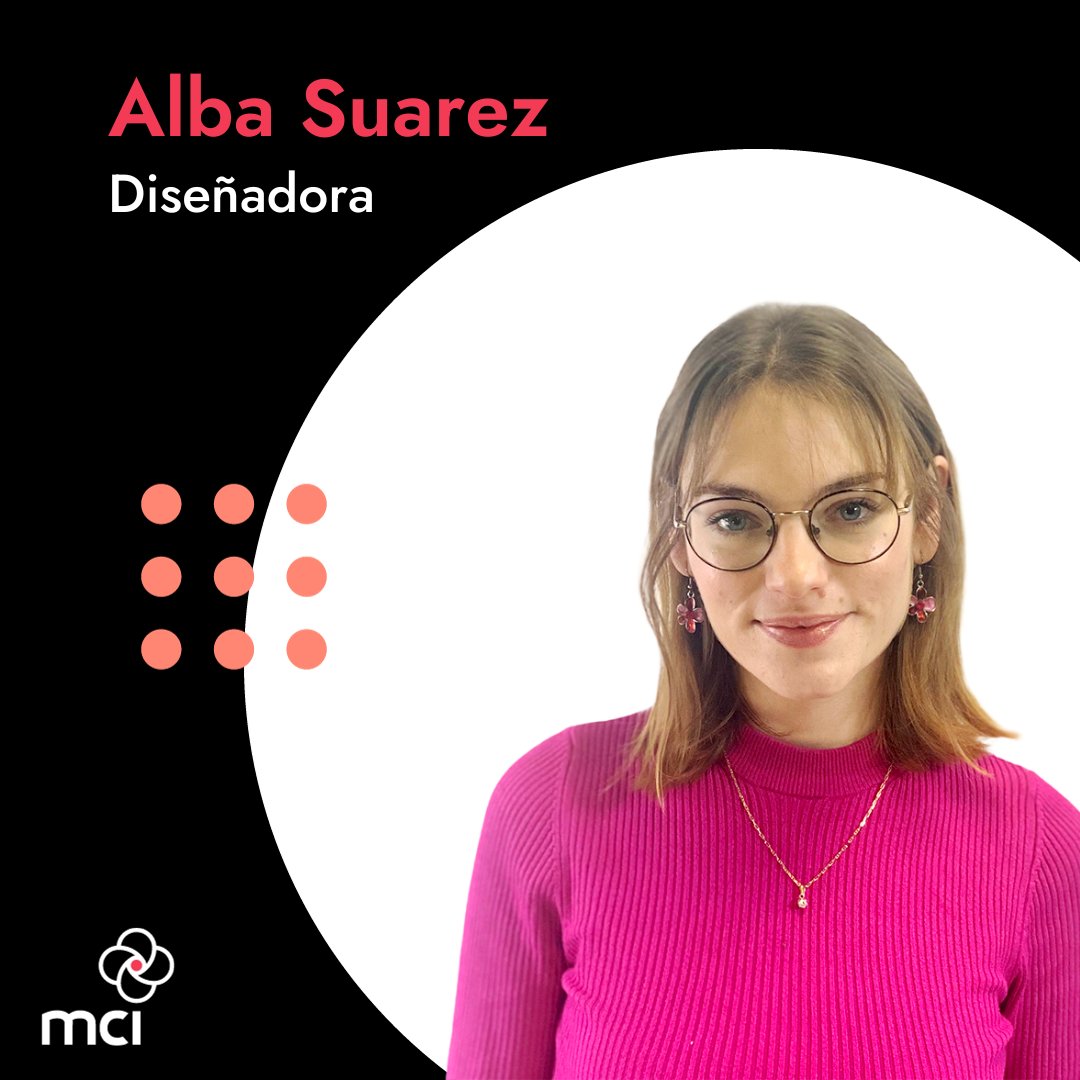 ¡Conoce al equipo de MCI!

Alba Suarez, nuestra nueva diseñadora creativa, lleva dos años trabajando en el sector. Se apasiona por darle forma a las ideas y su deifinición de la creatividad es no tener límites. 

¡Bienvenida al equipo Alba!

#mcitalent  #creatividad #mkt