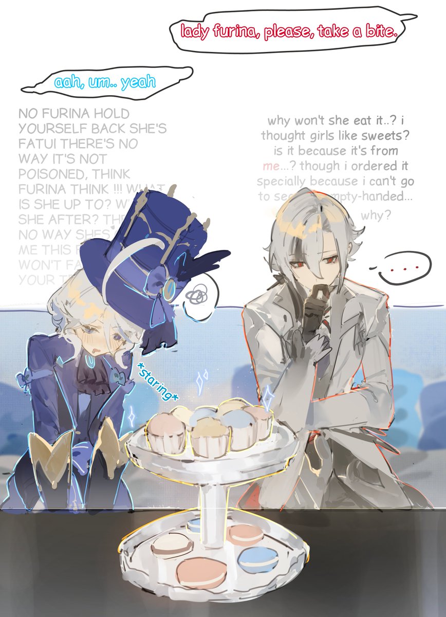 arlefuri &amp; sweets

#Furina #フリーナ #GenshinImpact