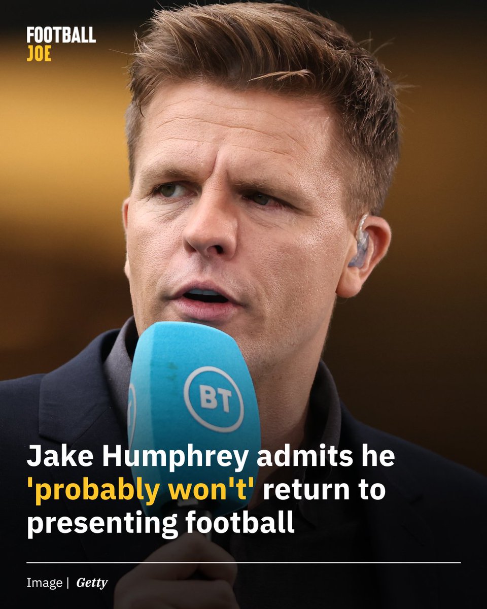 FootballJOE's tweet photo. "It would have to be something really interesting to tempt me back"
Full story: https://t.co/CH7EYMQ60h https://t.co/IBOk3PVfHv