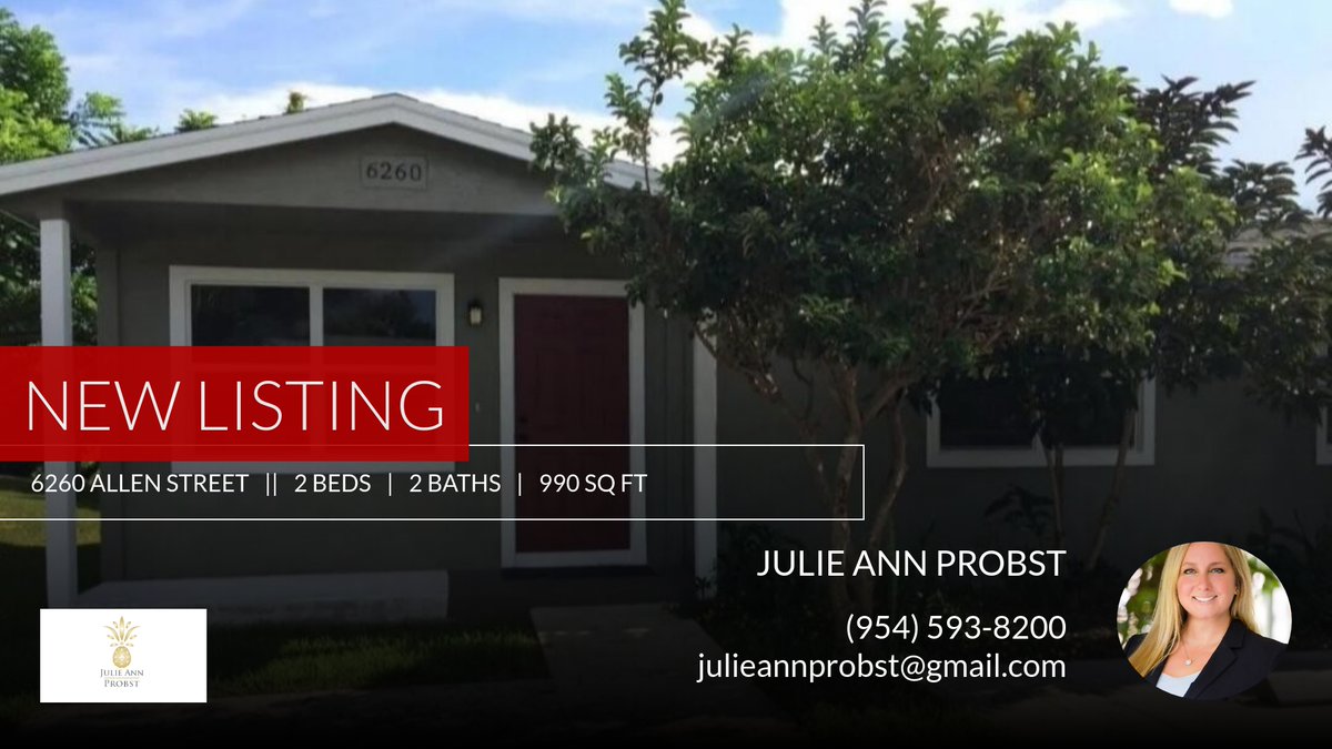JulieAnnProbst's tweet photo. 📍 New Listing 📍 Take a look at this fantastic new property that just hit the market located at 6260 Allen Street in Jupiter. Reach out here or at (954) 593-8200 for more information

Julie Ann Probst
Your Resource &amp; Partner in Re... https://t.co/XpJJ1vDMQY https://t.co/tEVDxPcRtk