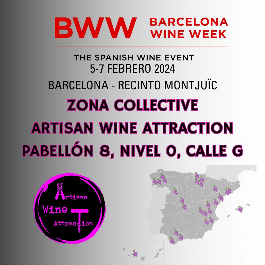 A Pita Cega (@a_pita_cega) on Twitter photo BARCELONA WINE WEEK IS COMING!
February 5th to 7th you will find us at the reference wine fair! As every year the Artisan Wine Attraction group will be together in the collectives area presenting the more than 60 small artisan projects that make this great family
<a href="/bcnwineweek/">Barcelona Wine Week</a> BARCELONA WINE WEEK IS COMING!
February 5th to 7th you will find us at the reference wine fair! As every year the Artisan Wine Attraction group will be together in the collectives area presenting the more than 60 small artisan projects that make this great family
<a href="/bcnwineweek/">Barcelona Wine Week</a>