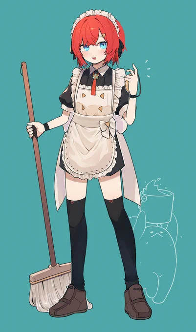 メイドンジュさん!! #絵ンジュ