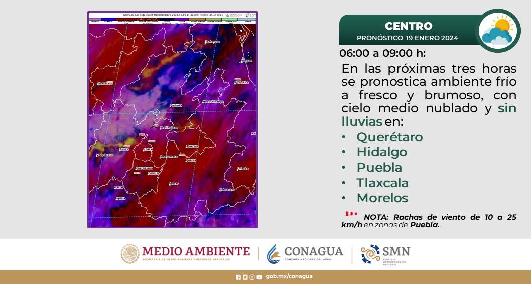 conagua_clima's tweet photo. El #Pronóstico para el centro de #México en las próximas tres horas es el siguiente: https://t.co/jBkcboqfN9