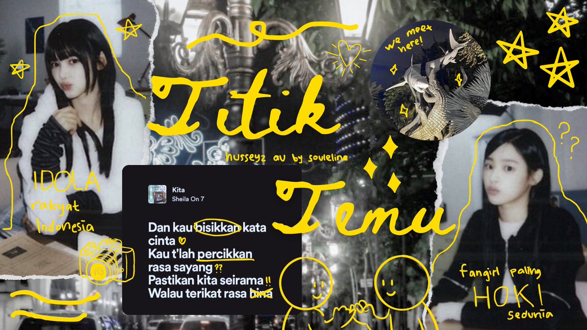 souleline's tweet photo. titik temu,
“surabaya pertemukan kita, yang awalnya belaka hingga menjadi fakta.”

(husseyz short au)
© souleline https://t.co/5Gjm6Ons8h