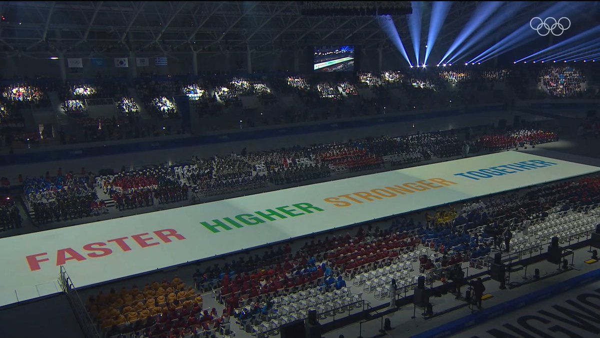 The four words that define us. 🫶

#OpeningCeremony #Gangwon2024