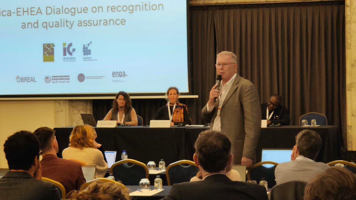 🌍 In the last day of the Africa-EHEA Dialogue in Barcelona we are listening to the student perspectives, we are comparing processes between EHEA and Africa related to #recognition and #QualityAssurance and understanding ccomparative regional integration in higher education 📸👇