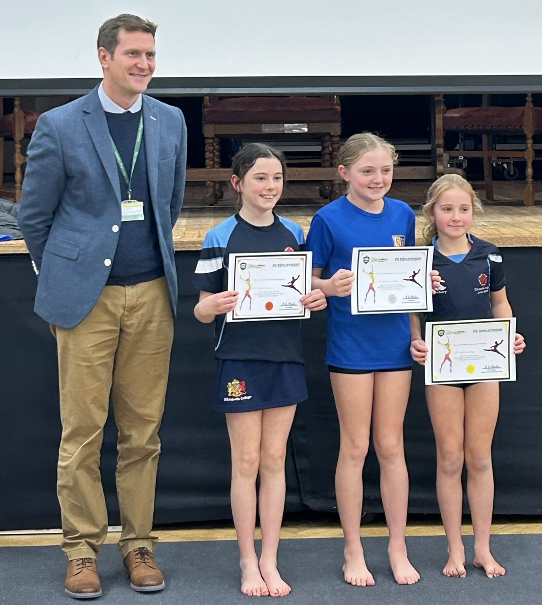 ECJS_gsy's tweet photo. On Monday, six girls travelled to Ladies’ College for the annual gymnastics competition. The standards on show were impressively high and the marking rigorous. Rosie (Yr5) came 1st and Hattie (Yr6) came 3rd! Many congratulations to the whole team. https://t.co/yJhcdOXulO