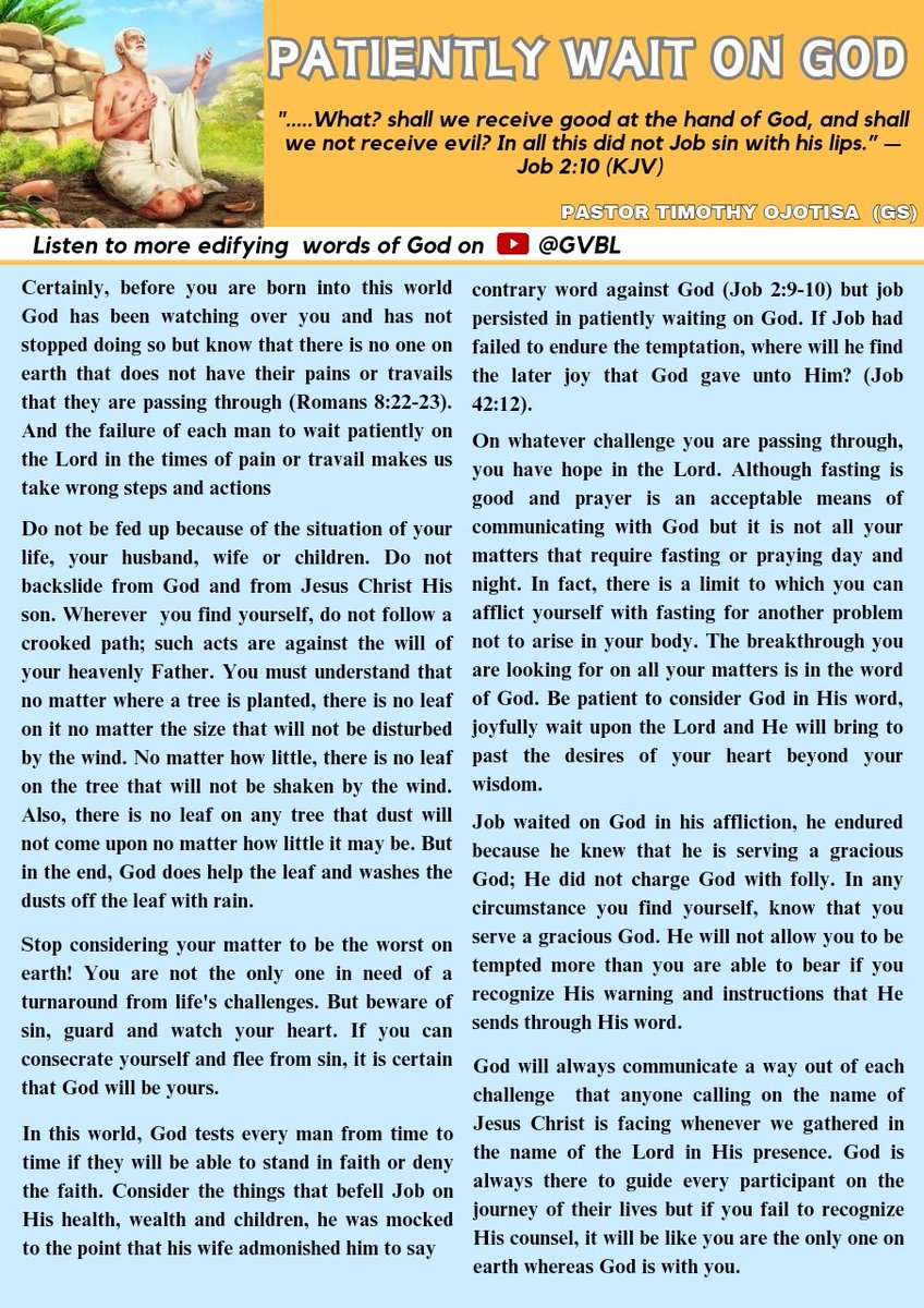 Be patient to consider God in His word. #igem #igemcity #salvation #wordsoflife #patiently