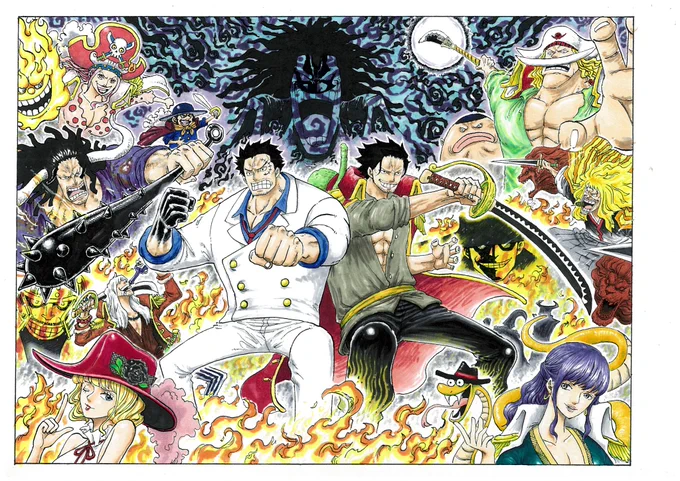 ゴッドバレーの戦い

#今週のワンピ
#1096話
#ONEPIECE 
