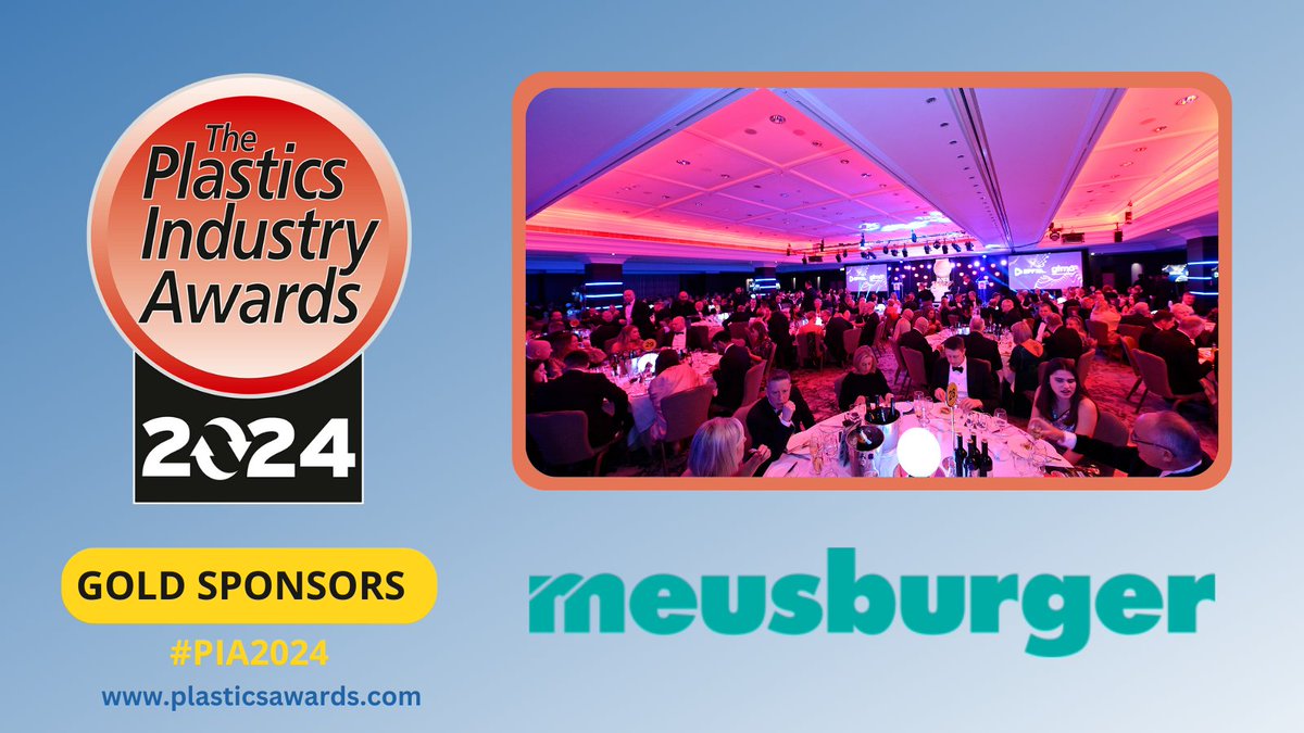 We are delighted to welcome Meusburger Georg GmbH & Co KG as Gold Sponsors of the Apprentice or Trainee of the Year Award at the Plastics Industry Awards 2024, taking place at Intercontinental London Park Lane on Friday 22nd November 2024. plasticsawards.com #PIA2024